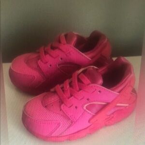 Nike Huarache Run TD 'Laser Fuchsia' Toddler Baby Shoes